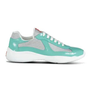 America’s Cup Mesh Trainers Patent Jade Green