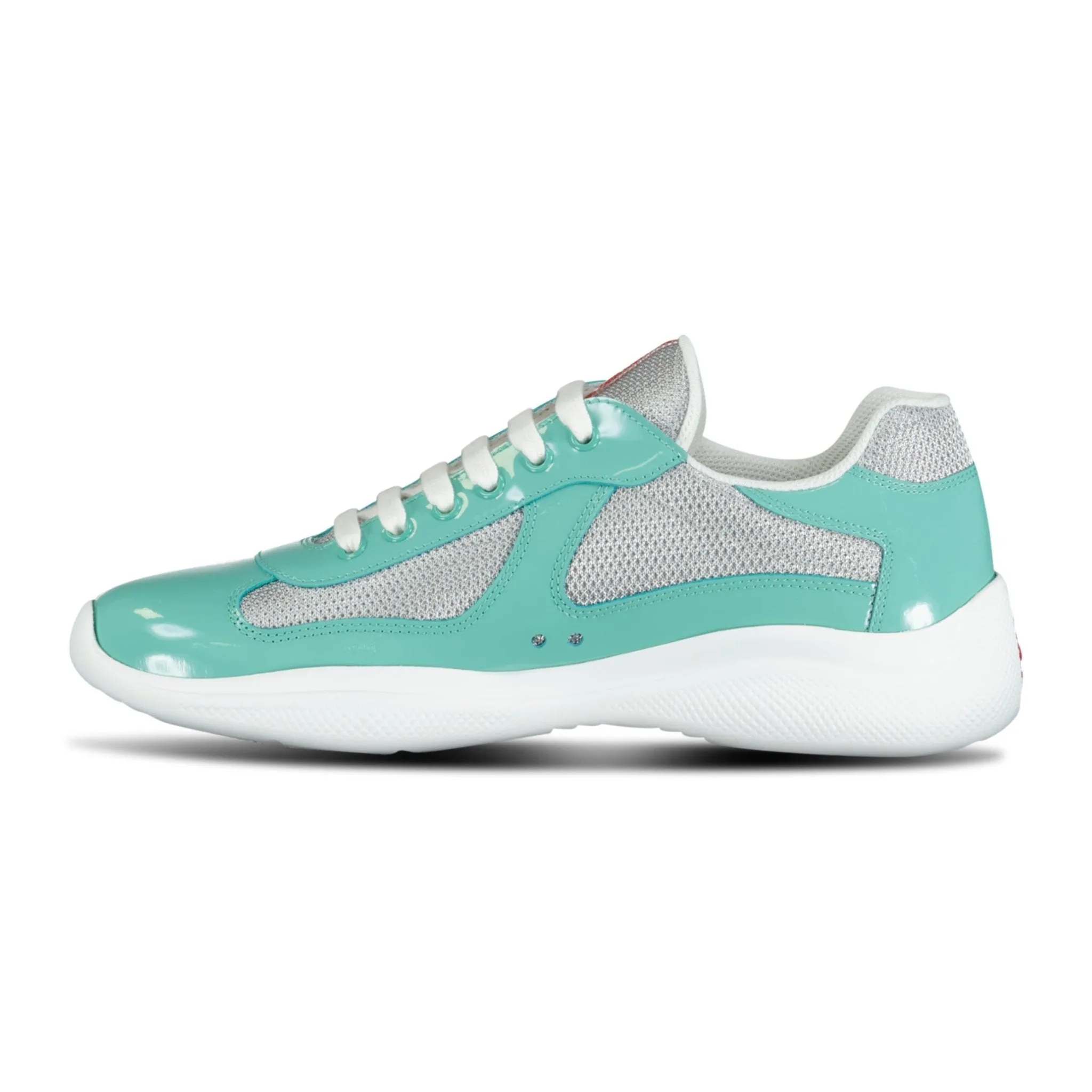 America’s Cup Mesh Trainers Patent Jade Green