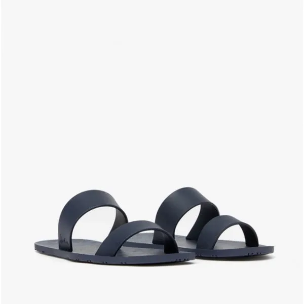 ARA Ladies Recycled Rubber Mule Sandals French Navy
