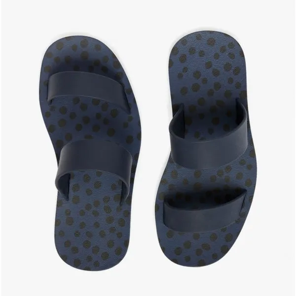 ARA Ladies Recycled Rubber Mule Sandals French Navy
