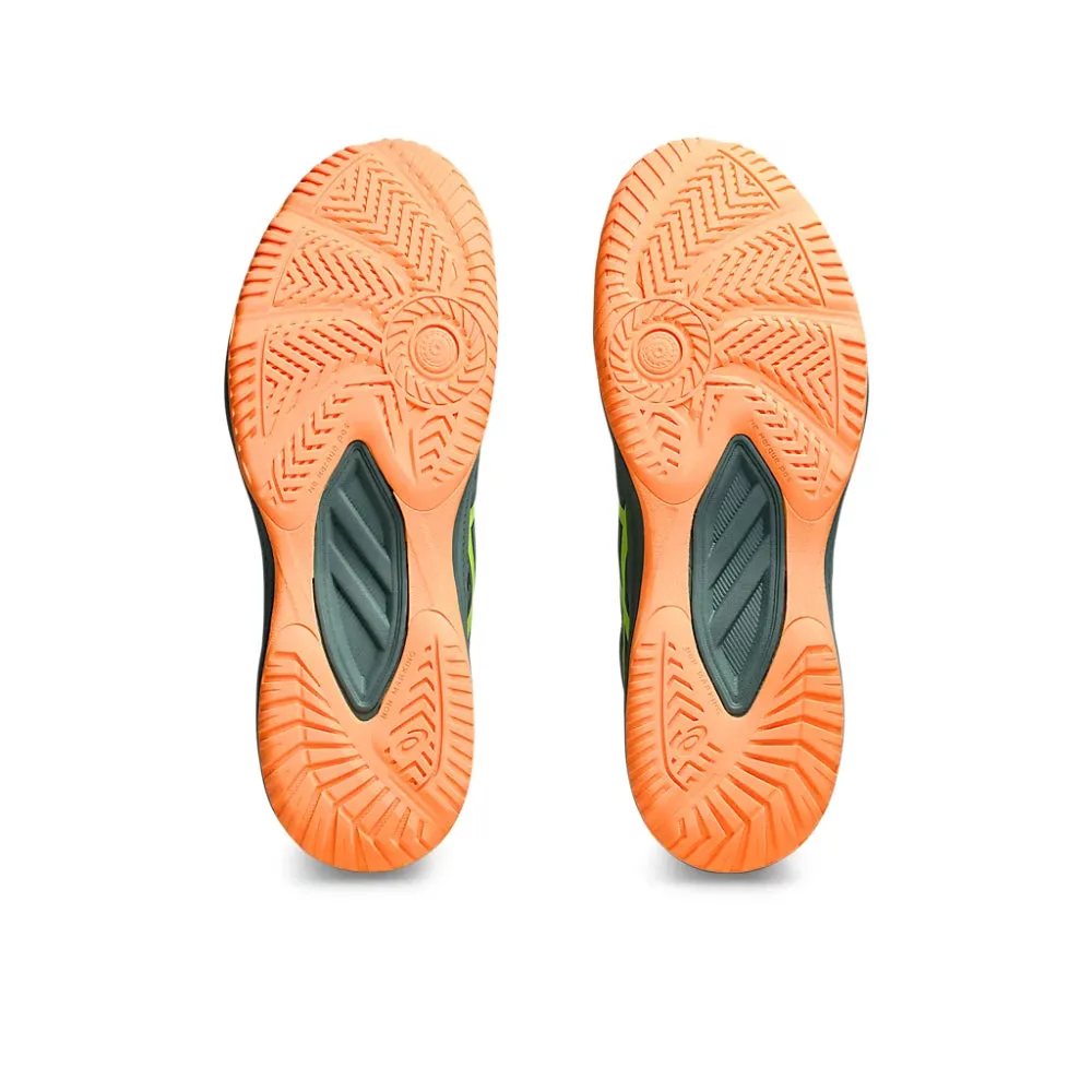ASICS Men's Upcourt 6 Badminton Shoe (Celadon/Safety Yellow)