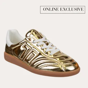 BACK 70 - FLUFFY in GOLD Sneakers