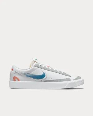 Blazer Flyleather White Low Top Sneakers