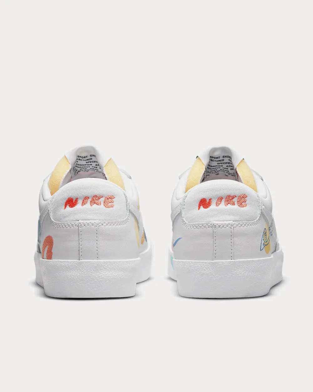 Blazer Flyleather White Low Top Sneakers