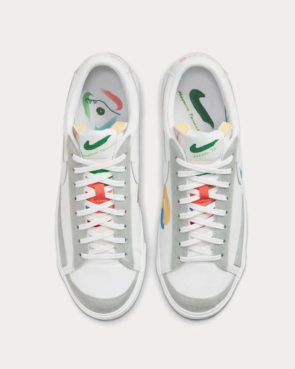 Blazer Flyleather White Low Top Sneakers