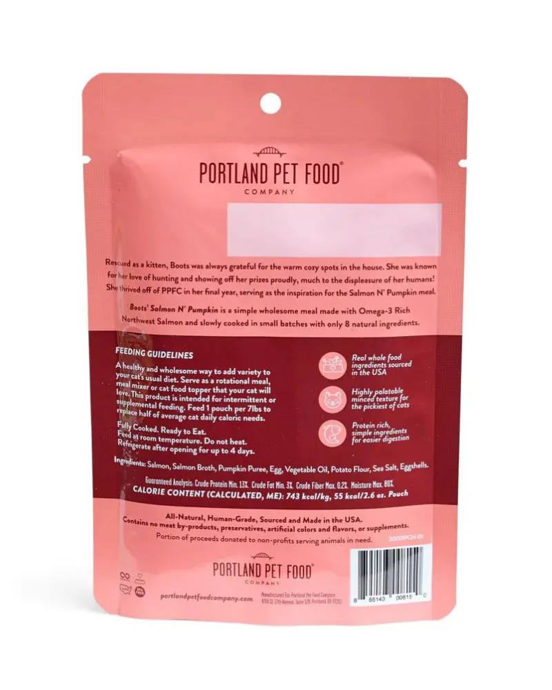 Boots' Salmon N' Pumpkin Cat Meal Pouch