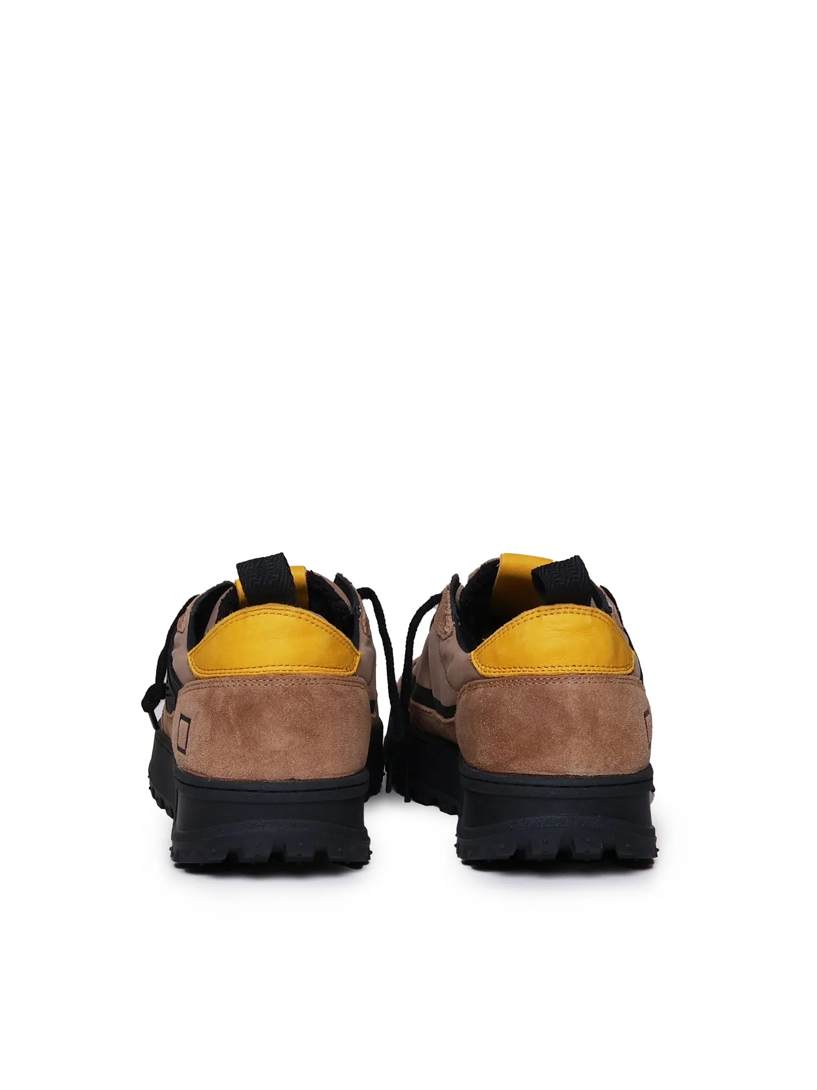 Brown and Black Suede Rubber Sneakers