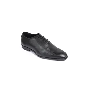 Brutus Black  Wholecut Oxfords