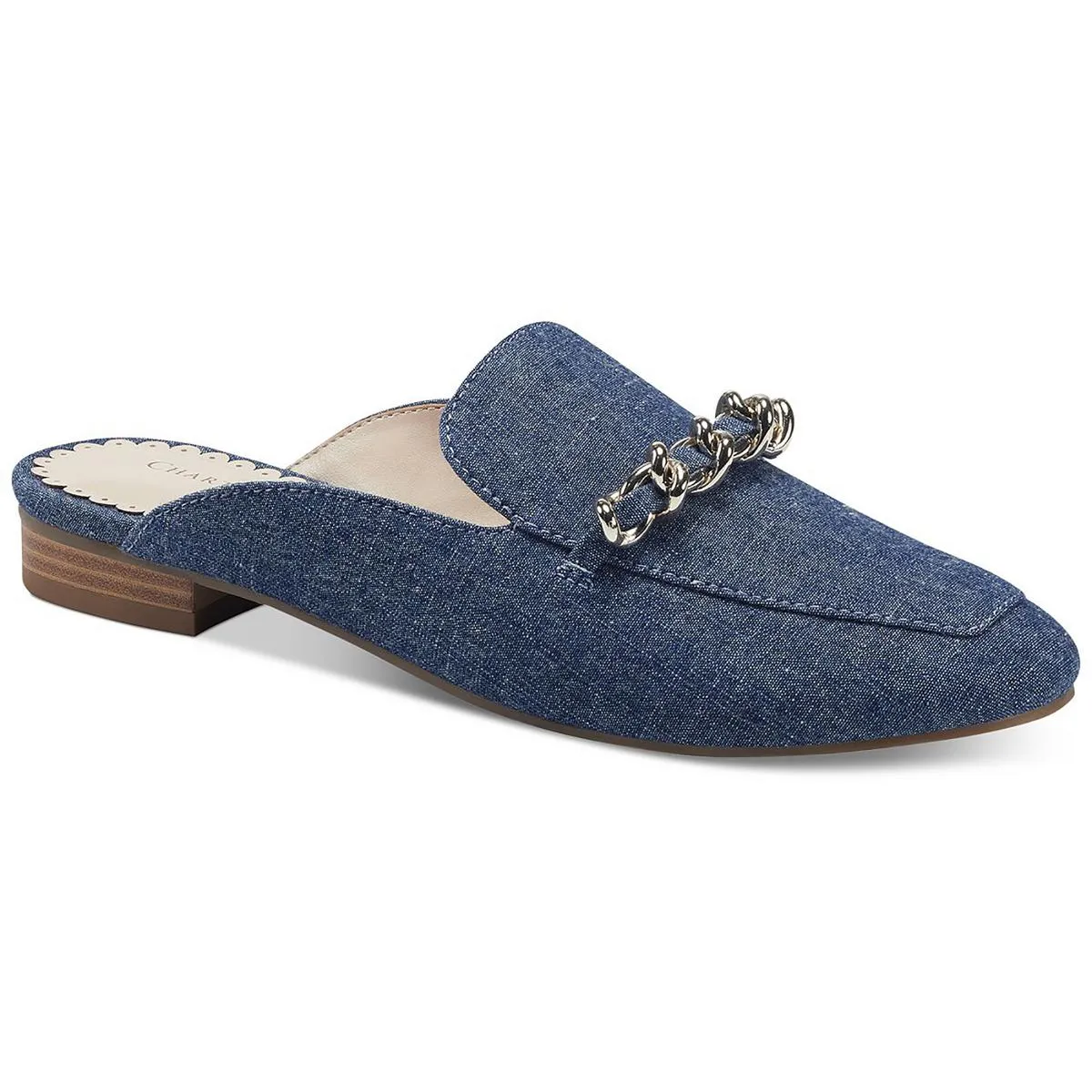 Charter Club Womens Kari Chain Mules