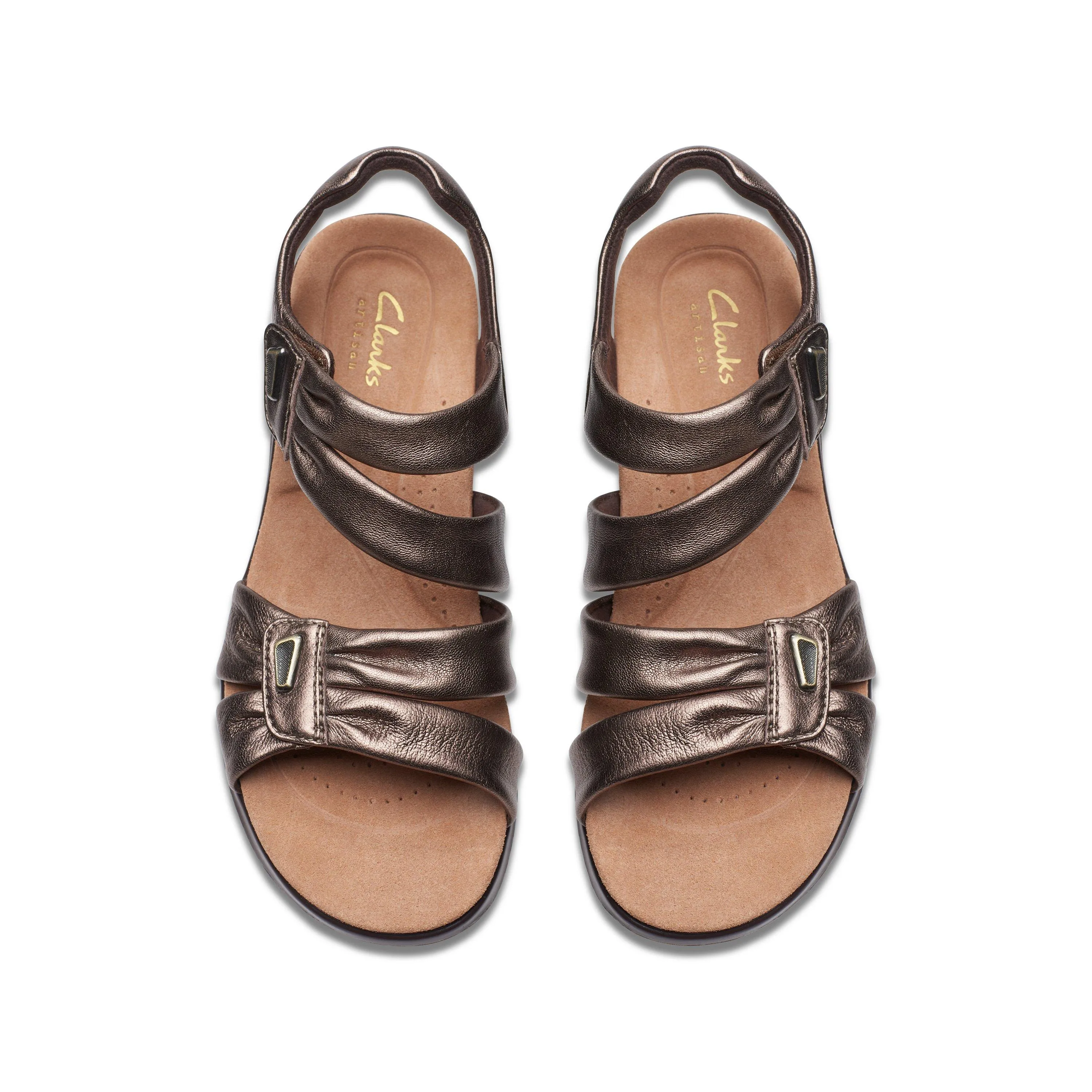 Clarks Kitly Ave Bronze Leather Women's