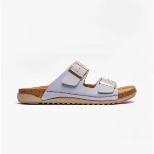 CORTONA Ladies Open-Toe Mule Sandals Blue