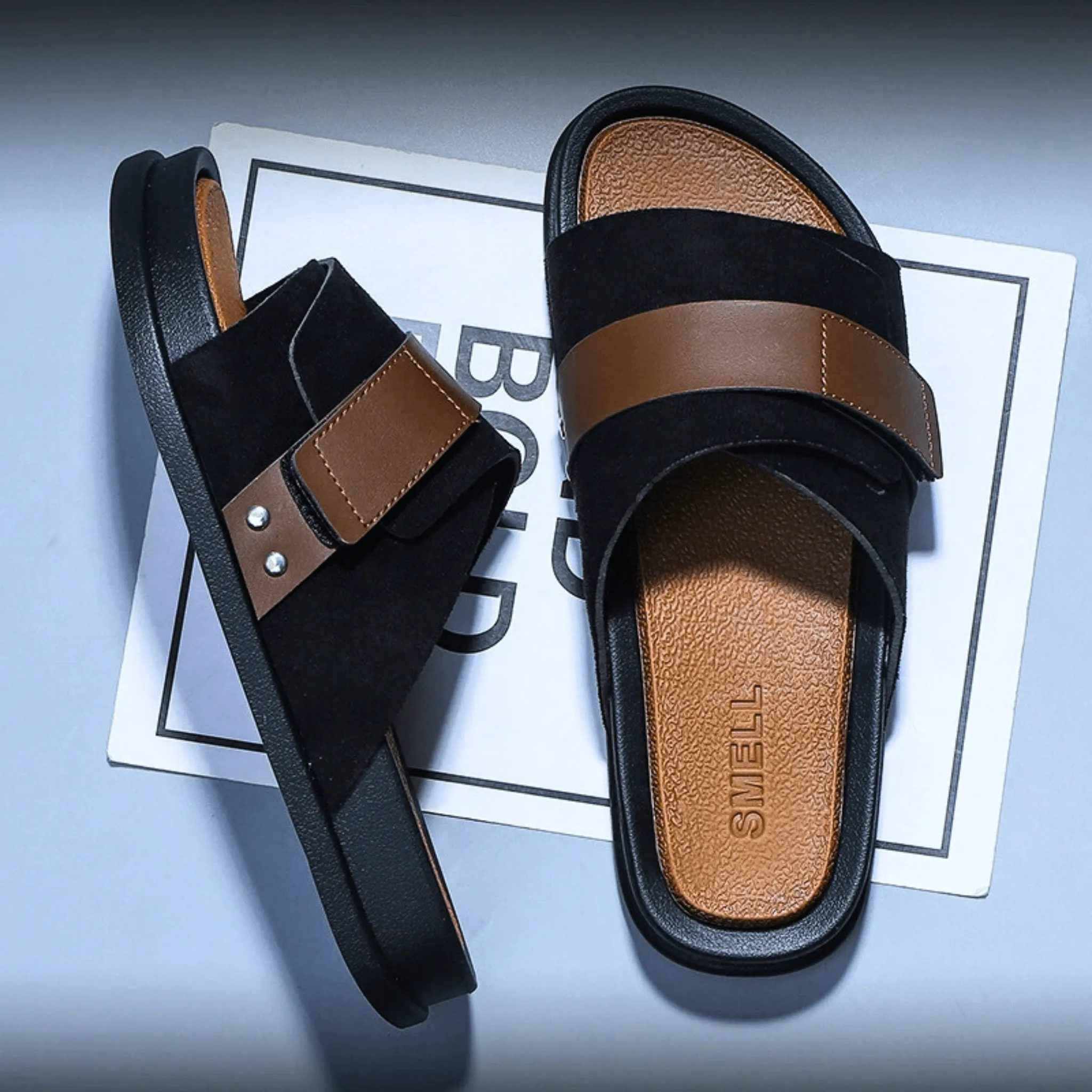 Daniel Suede Slip-On Sandals