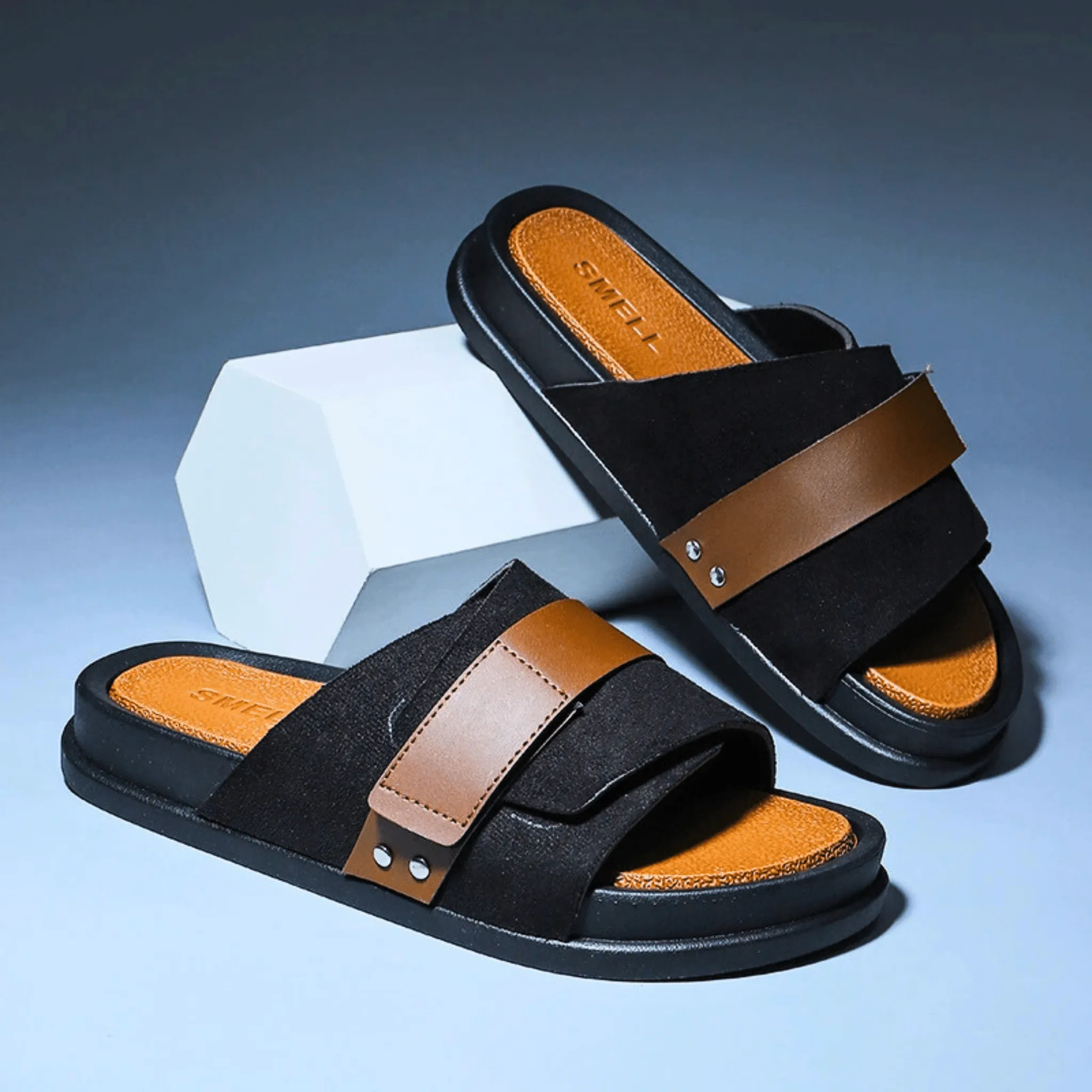 Daniel Suede Slip-On Sandals