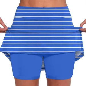Elastic Yoga Skirt for Women Waist Culottes Short Skirts Skinny Pants Mid Waist Tennis Skirts Skorts for Women with