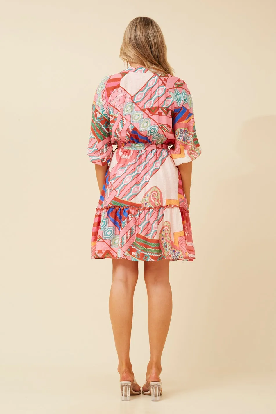 ERIS ABSTRACT PRINT DRESS