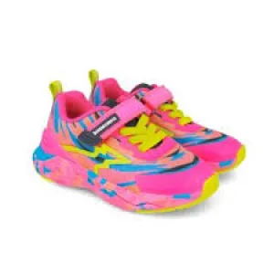 Fucsia multicolor velcro sneaker