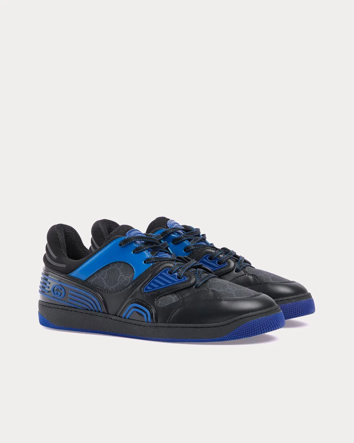 GG Basket Blue / Black Low Top Sneakers