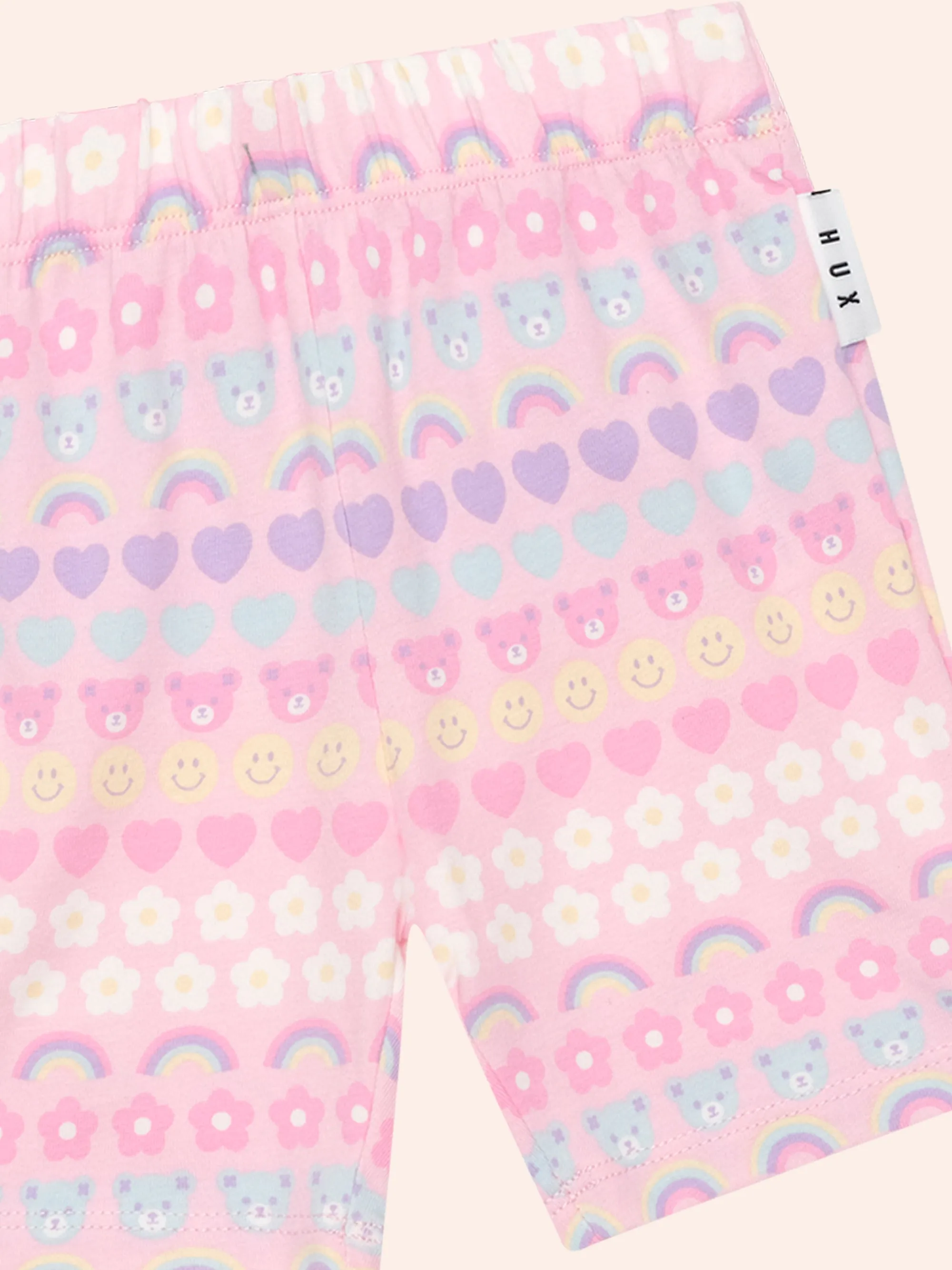 Huxbaby Emoji Rainbow Bike Short