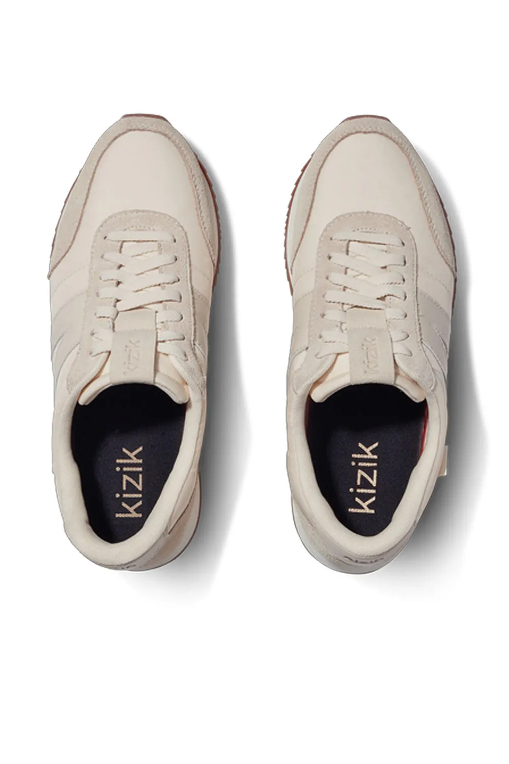 Kizik Milan Sneakers for Women in Bone | DMILBW07-BONE