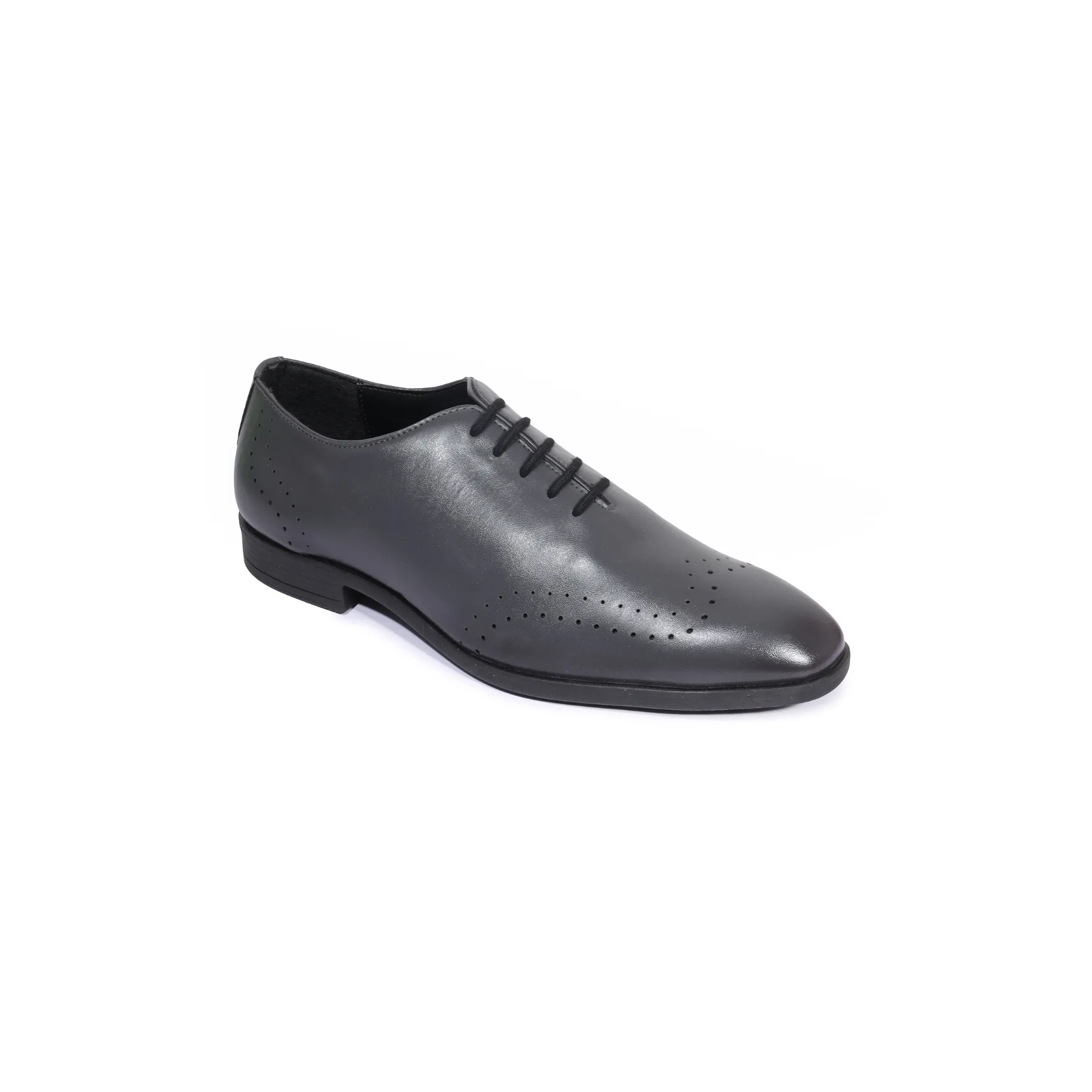 Luca Grey Wholecut Oxfords