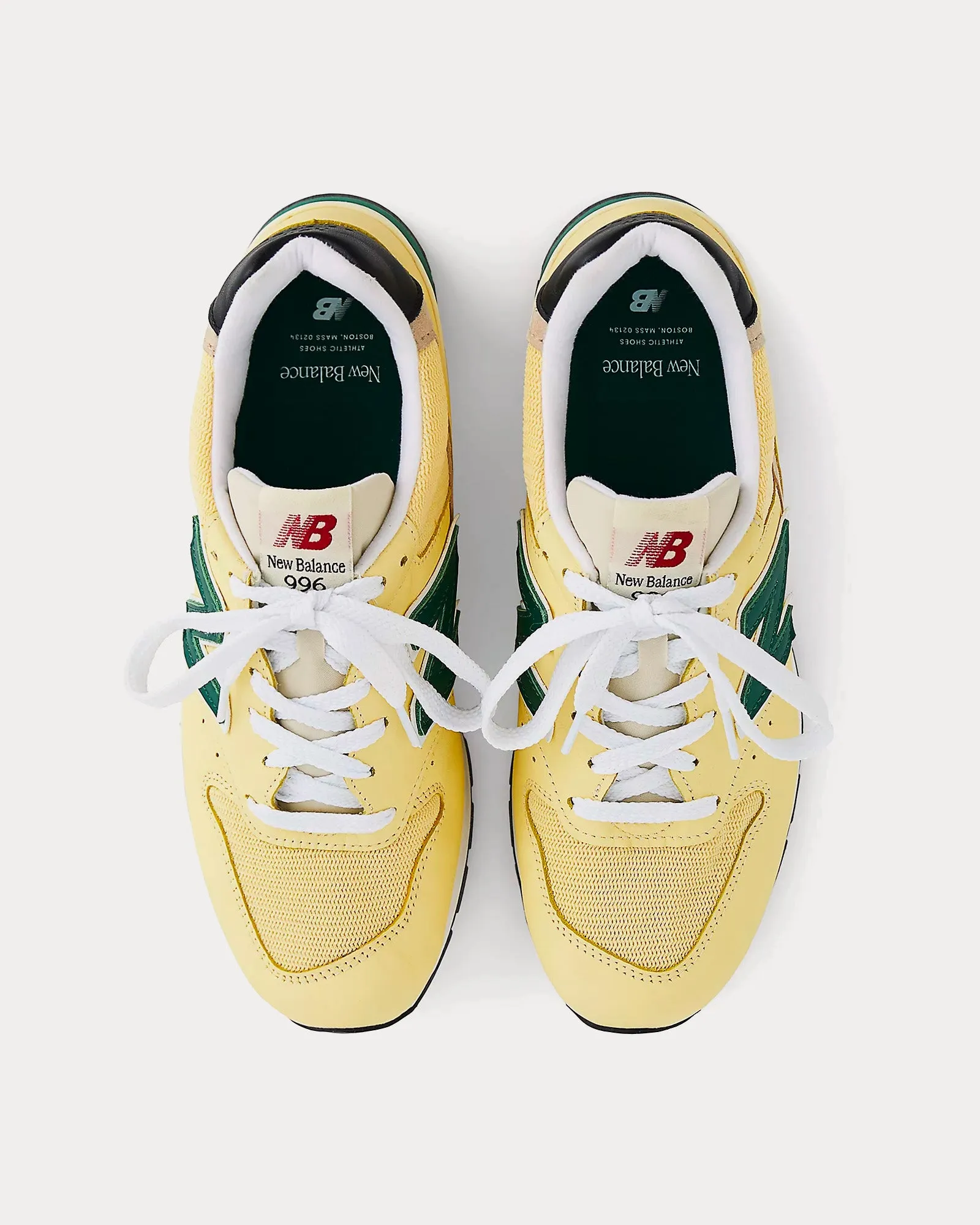 Made in USA 996 Sulphur / Forest Green Low Top Sneakers