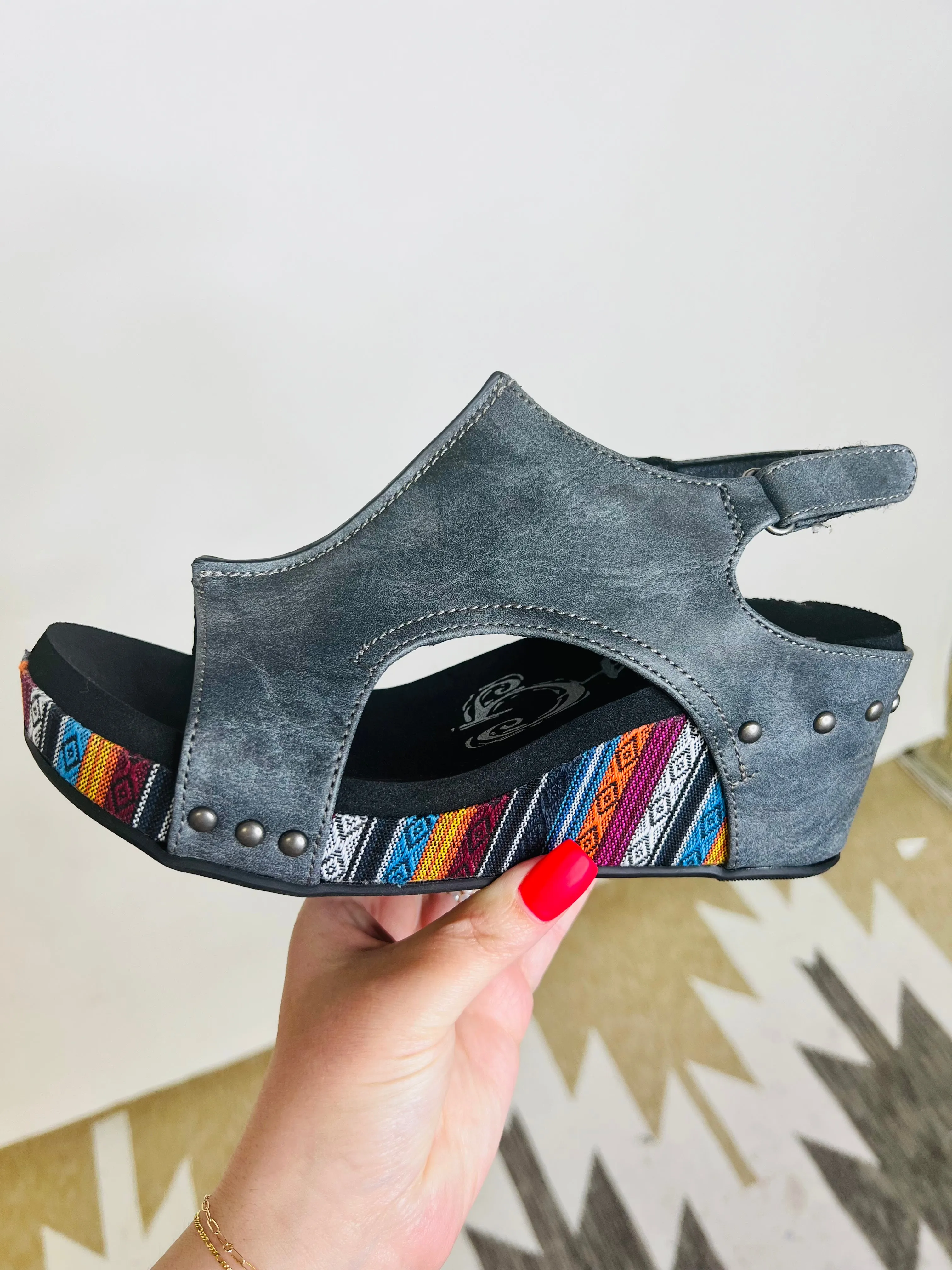 #P598 Freedom Sandals Grey