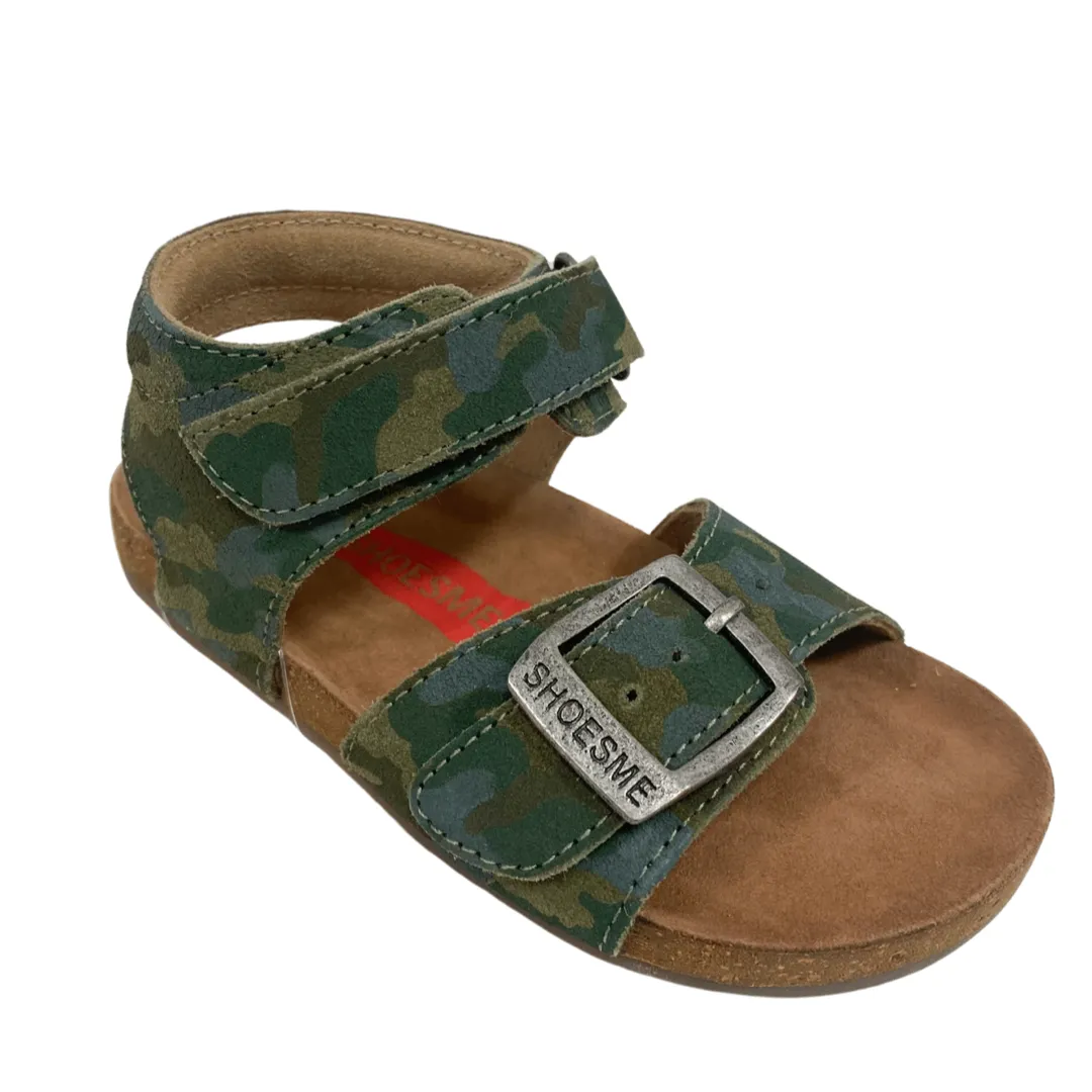 Shoesme Boys Camouflage Leather Sandals | summer sale