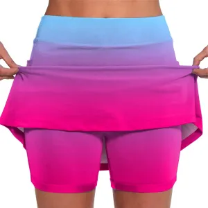 Skirts for Women Tummy Control High Waist Sports Skorts Summer Lightweight Casual Athletic Mini Shorts with Pockets