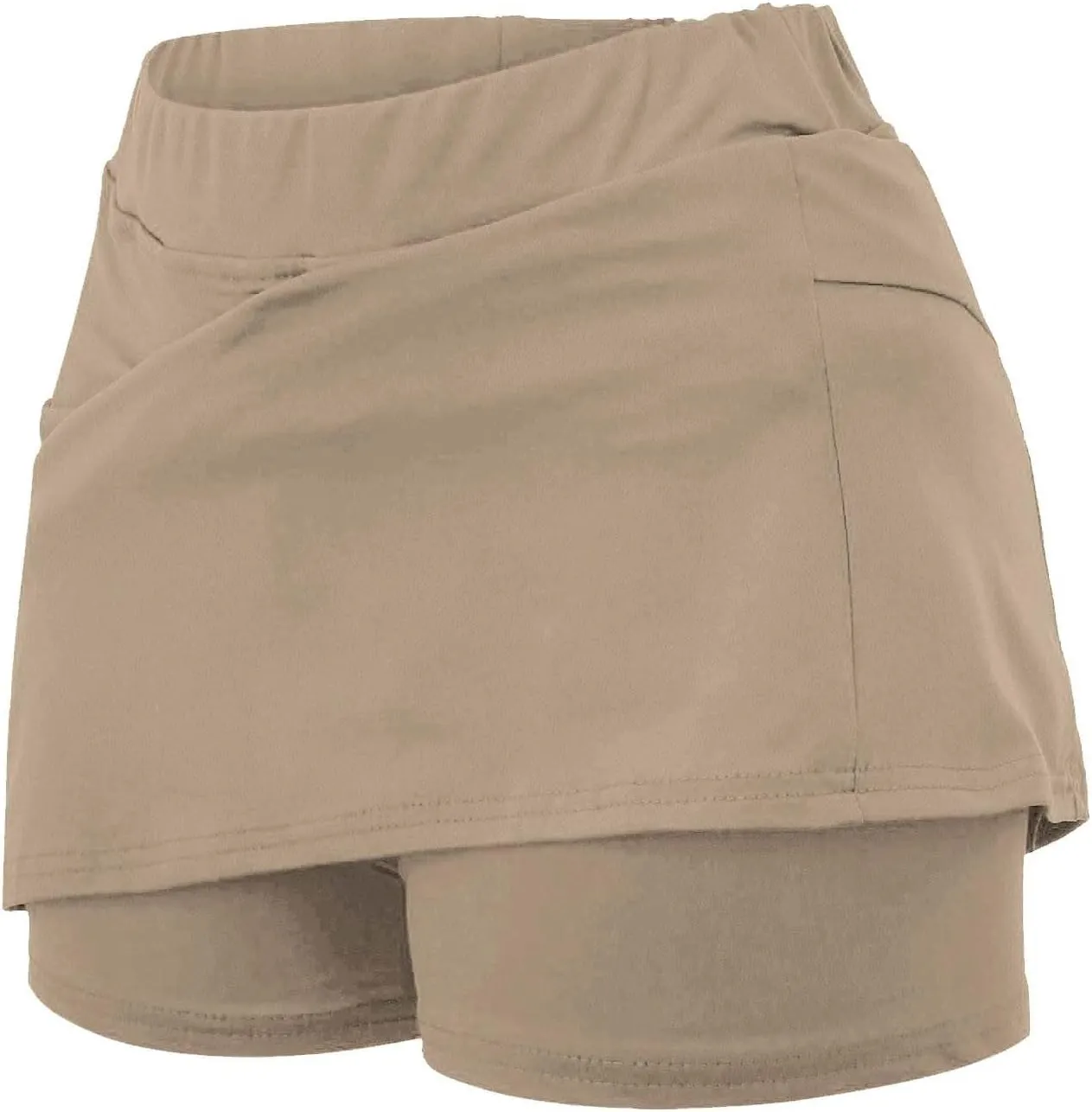 Skorts for Women with Pockets Tummy Control High Waist Yoga Short Pants Summer Dressy Casual Athletic Sports Skirt
