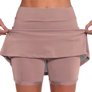 Skorts for Women with Pockets Tummy Control High Waist Yoga Short Pants Summer Dressy Casual Athletic Sports Skirt