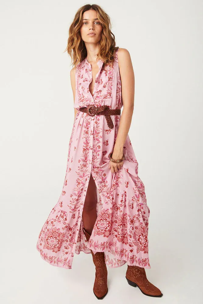 Spell - Rebel Spirit Button Through Maxi Dress - Zinna