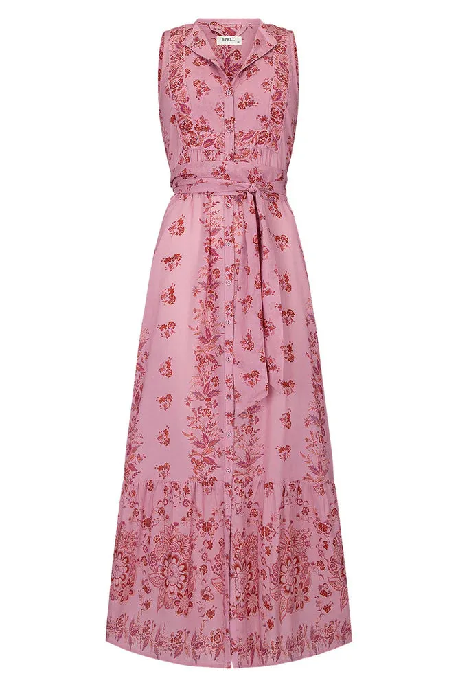 Spell - Rebel Spirit Button Through Maxi Dress - Zinna