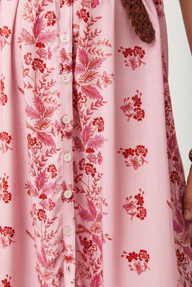 Spell - Rebel Spirit Button Through Maxi Dress - Zinna