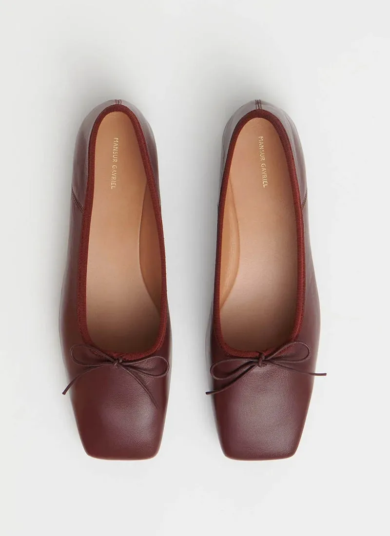 Square Toe Ballerina Flat