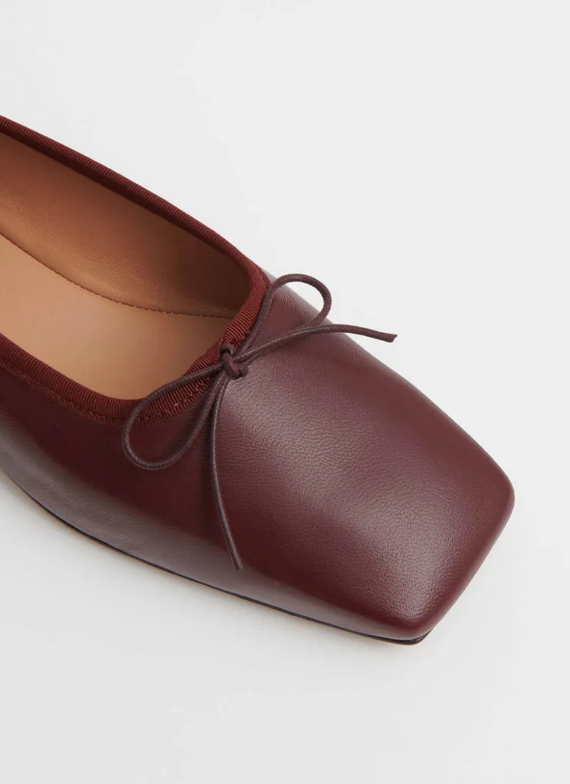 Square Toe Ballerina Flat