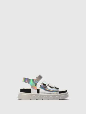 Velcro Sandals CLAD038FLY SILVER