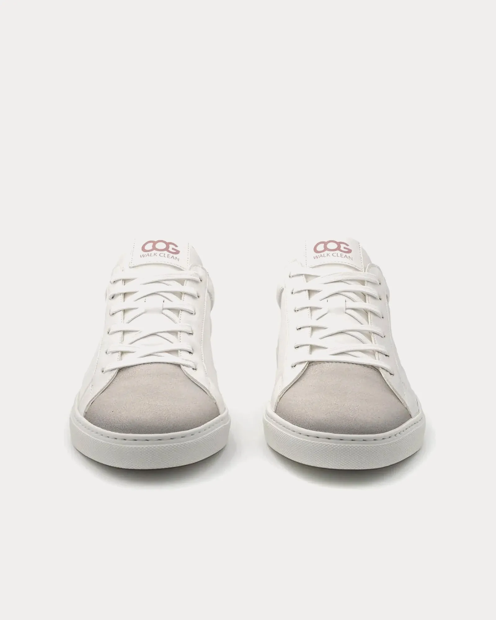 Winton White / Rose Pink Low Top Sneakers