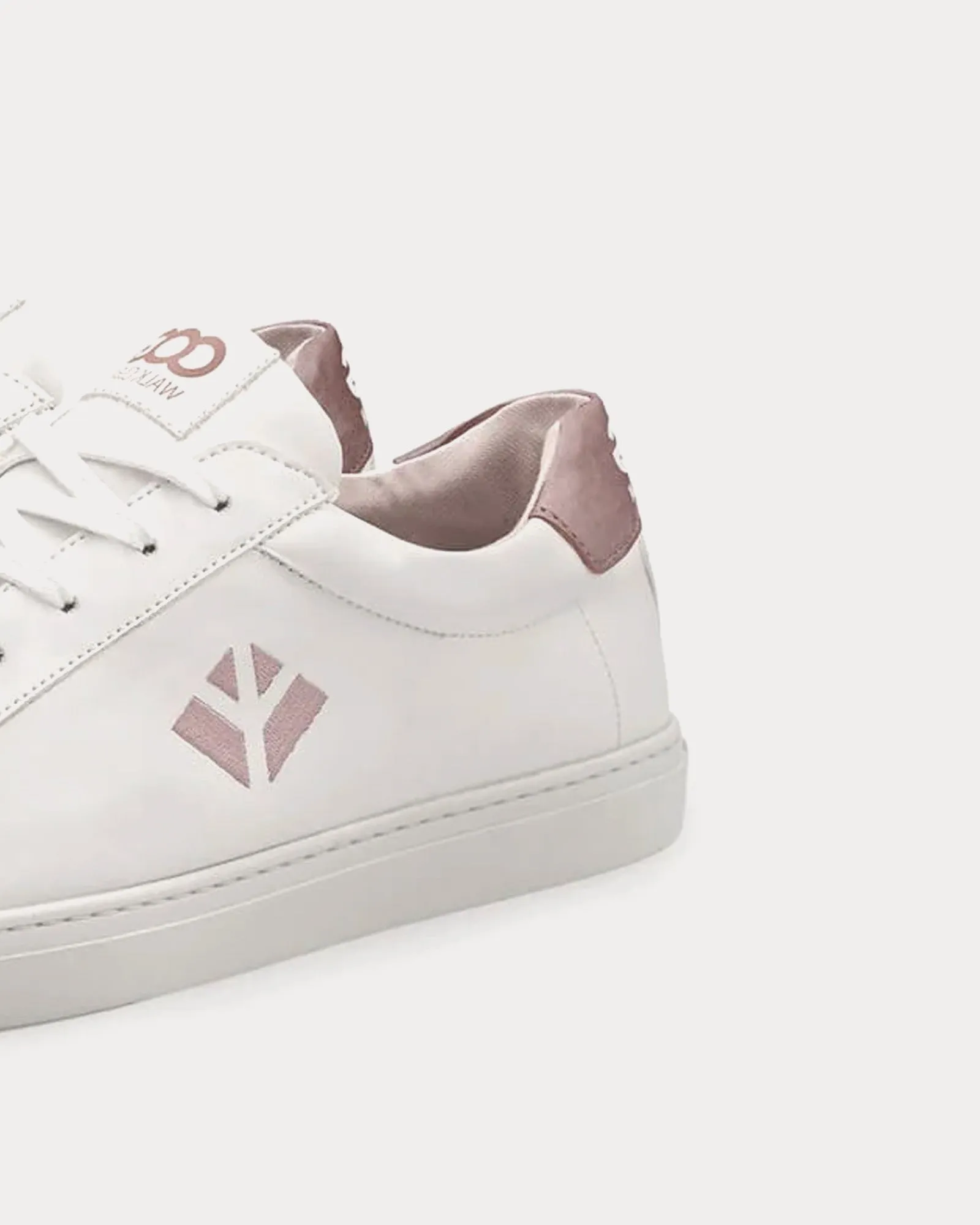 Winton White / Rose Pink Low Top Sneakers