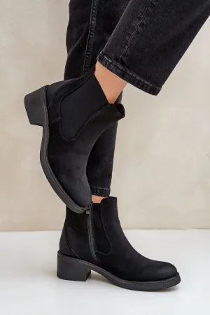 Women's Black Classic cut Jodhpur boots