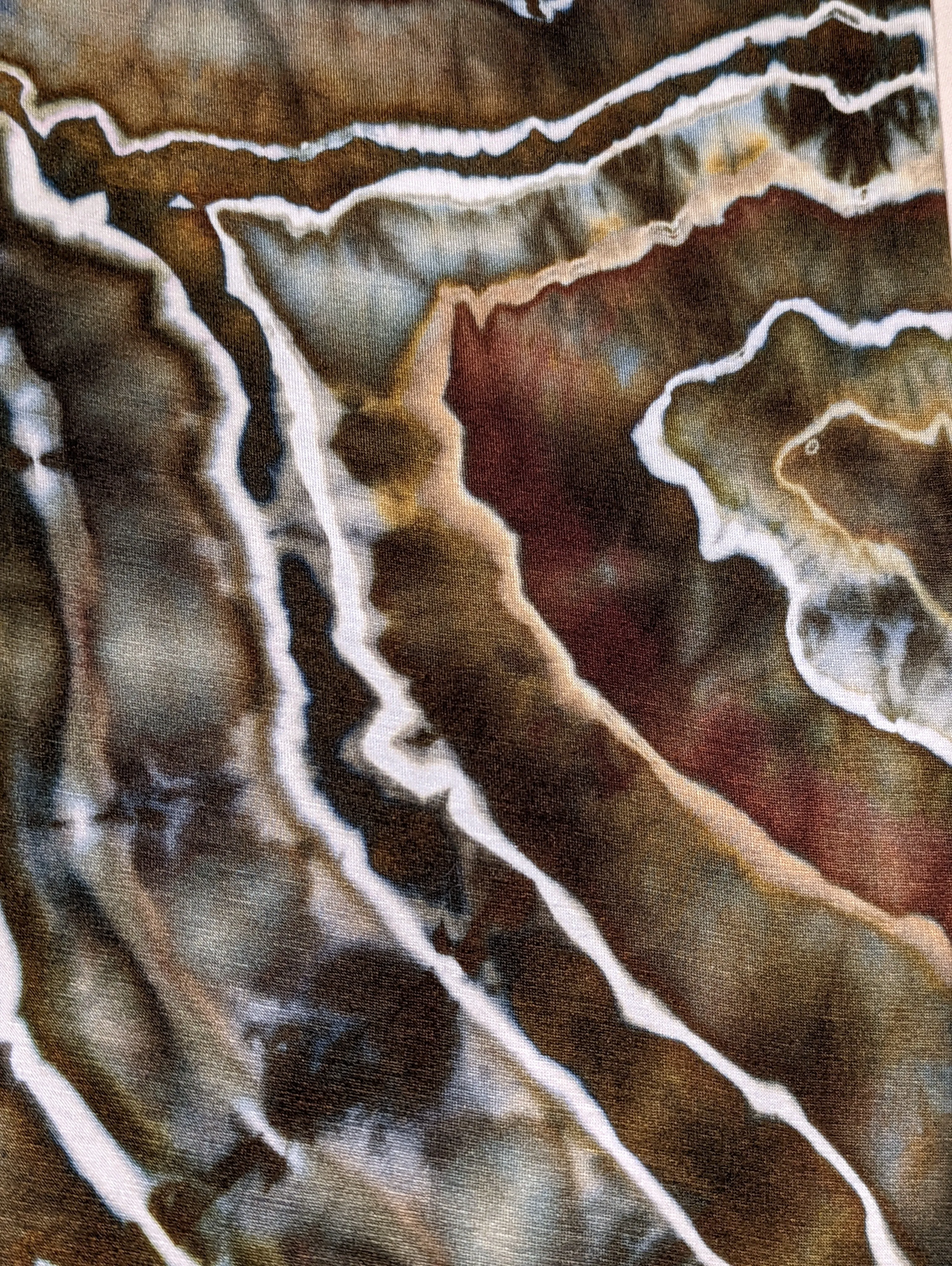 Women's Large Geode Harem Pants in 'Olive Branch'
