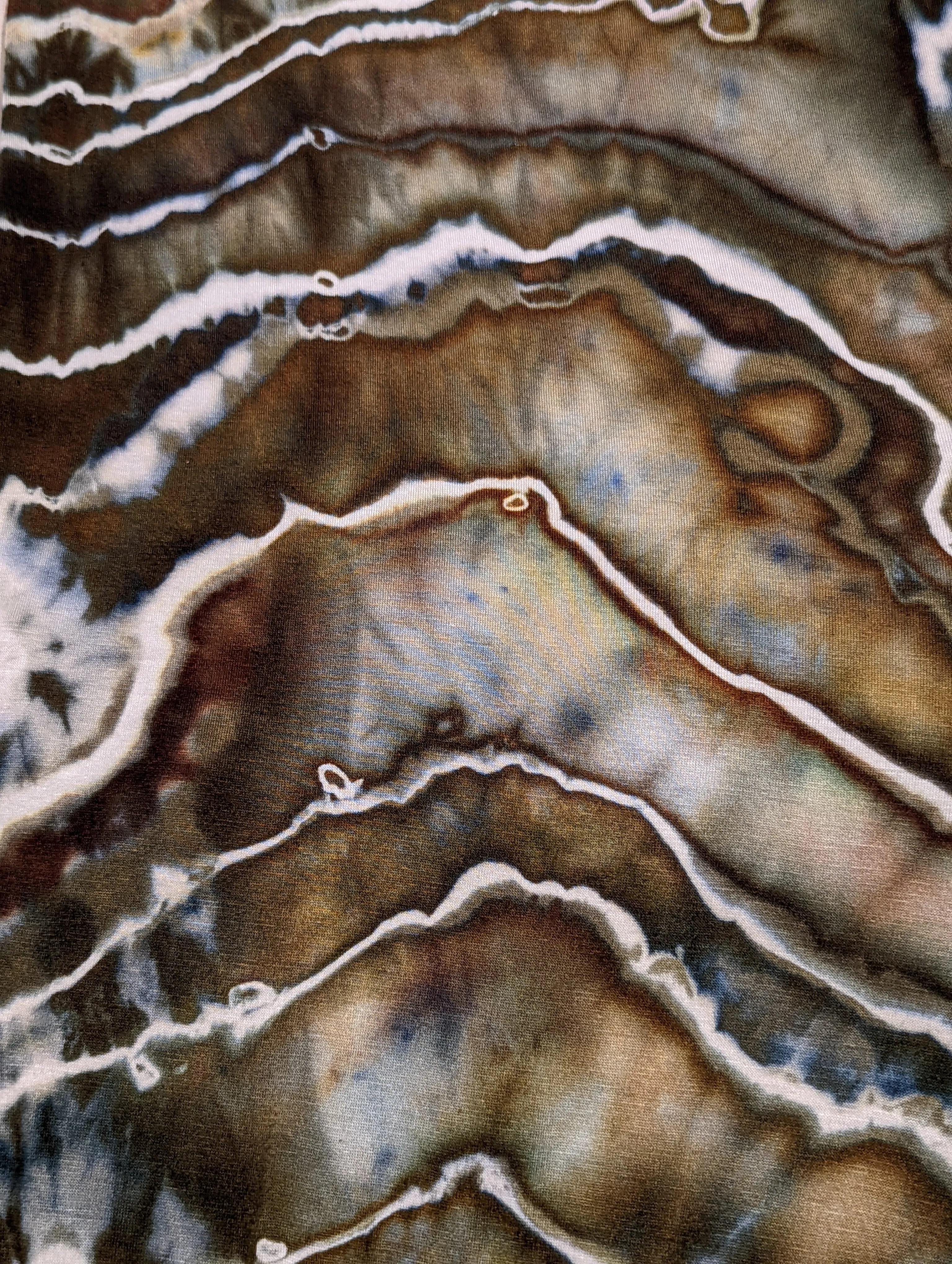 Women's Large Geode Harem Pants in 'Olive Branch'