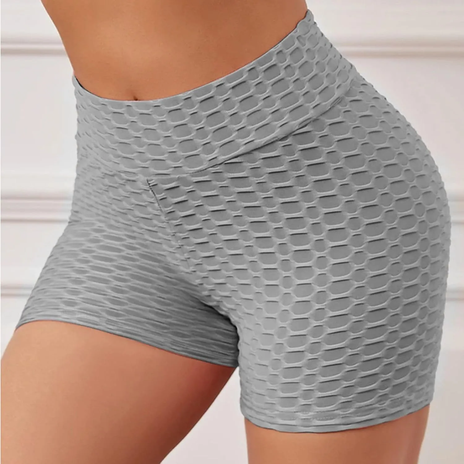 Women's Naked Feeling Biker Shorts Women Athletic Active Yoga Short Shorts Booty Shorts Mini Seamless Scrunch Short