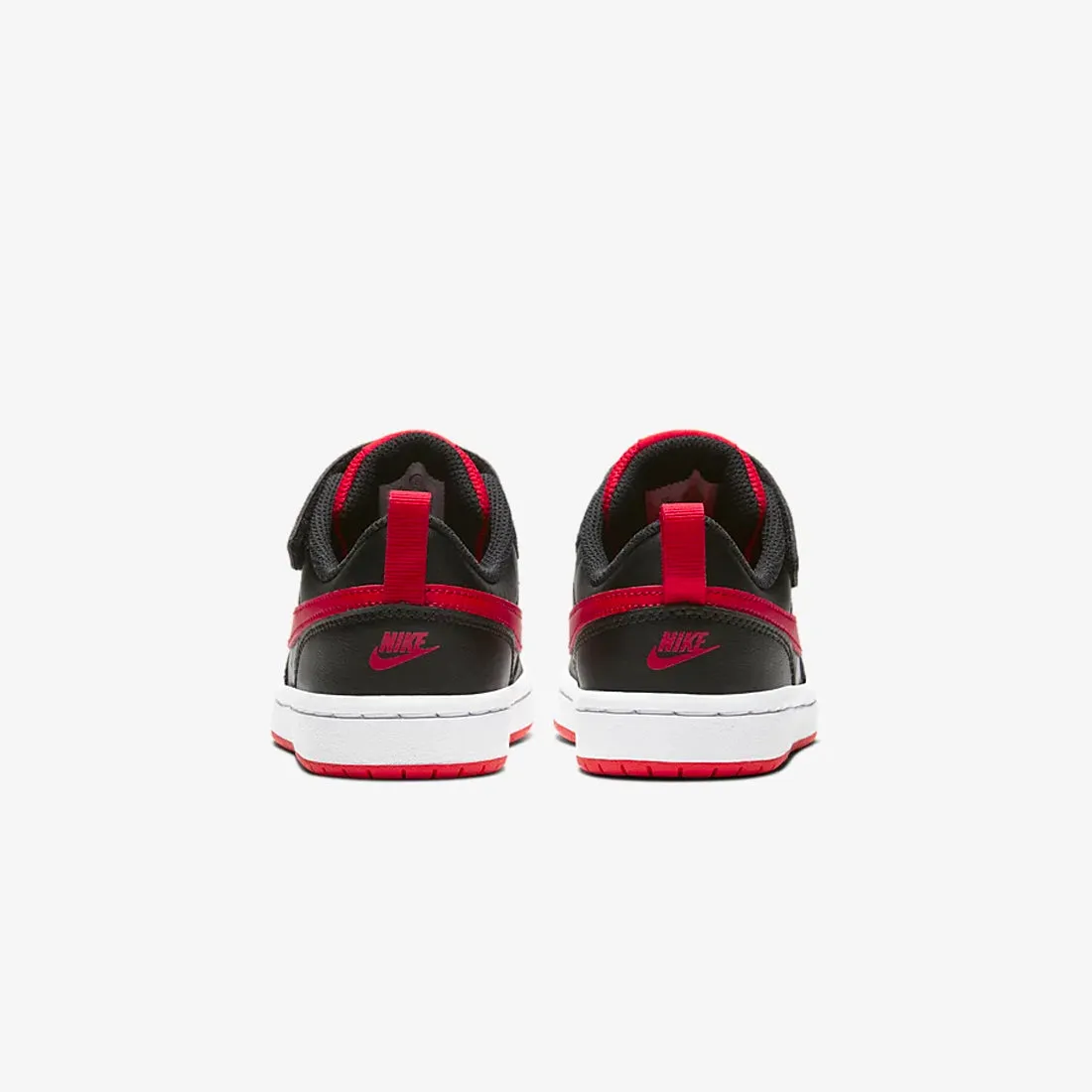 Younger Kids / PS Nike Court Borough Low 2 "Breds" (White/Black/University Red)(BQ5451-007)
