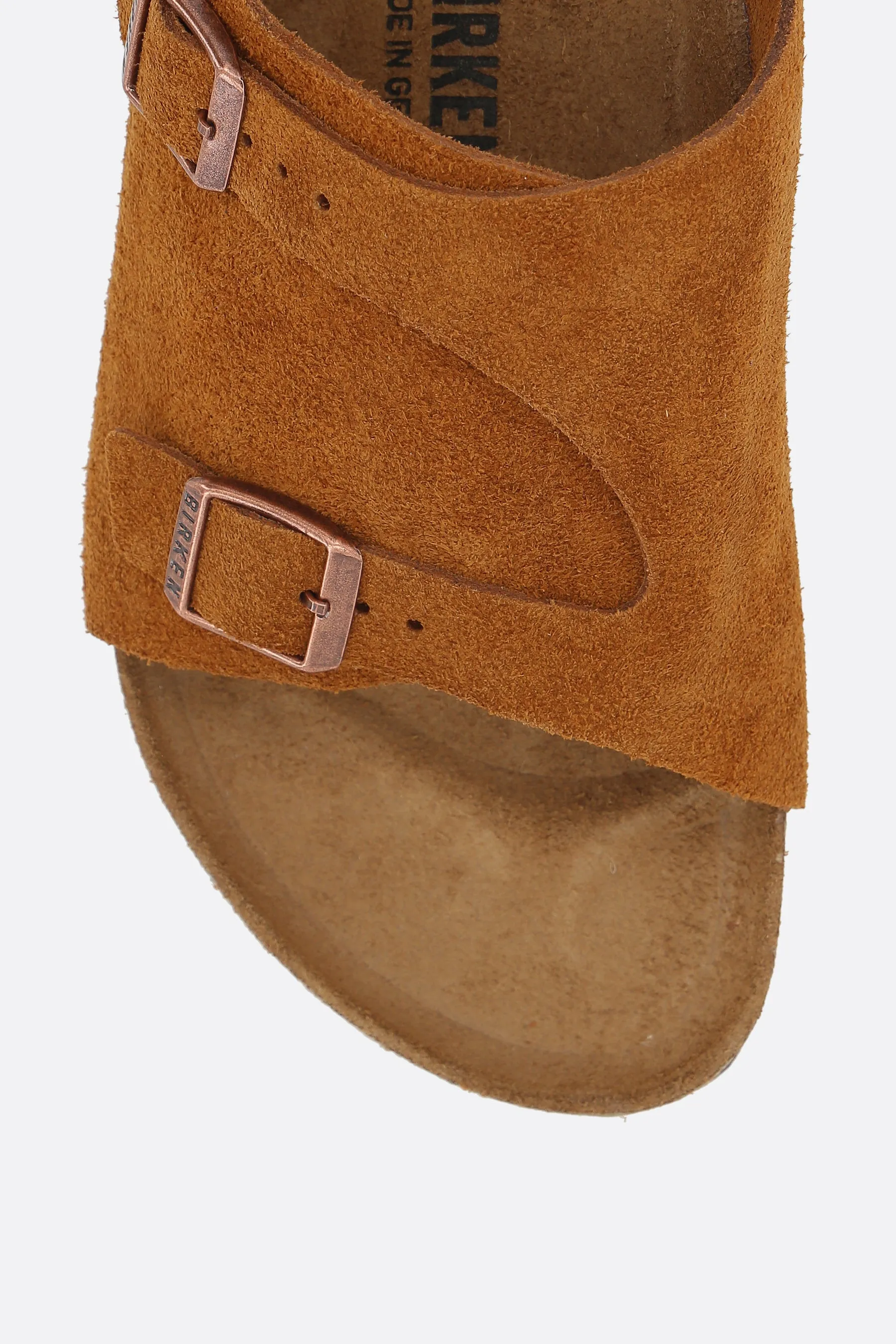 Zürich BS suede flat sandals (Narrow Fit)